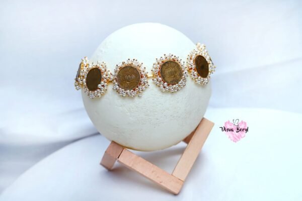 Real coins snow pearls necklace - Image 2