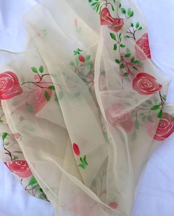 Red Affair Pure Oragnaza Duppata